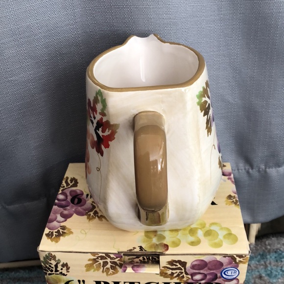 NWT casa elite home collections. 6 inch pitcher - Picture 2 of 8